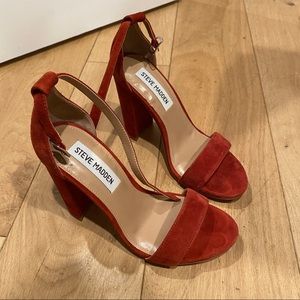 Steve Madden Carrson Two Piece Strap Heels Sandals